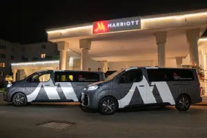 Covering publicitaire Marriott