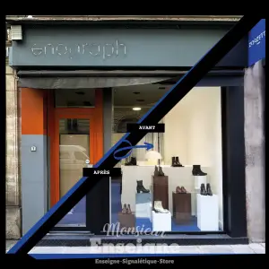 Avant/après boutique Zorzetto