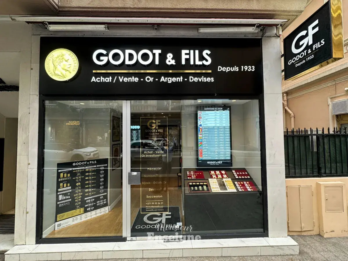 Enseigne Monaco – Godot & Fils